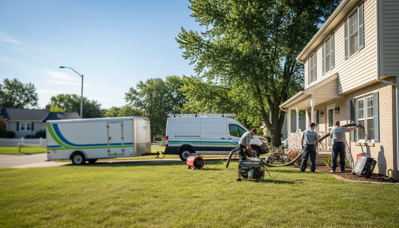 Flooded Basement Restoration And Cleanup With Repair in Osage City, KS near me